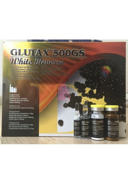 Glutax 500gs White Reverse 10 vials set