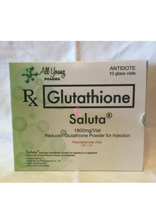 Saluta Glutathione 1800mg 10 vials