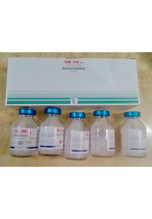TAD Glutathione 5000mg 5 Jumbo vials