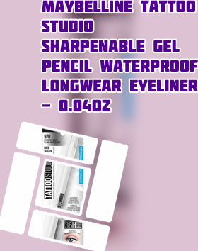 Eyeliner pencil waterproof maybelline
