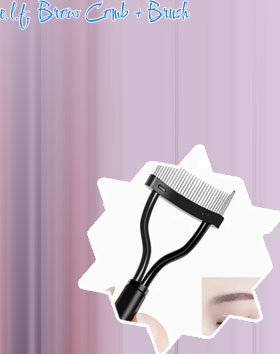 Flat comb mascara