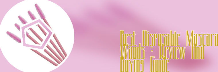 Plastic mascara wands