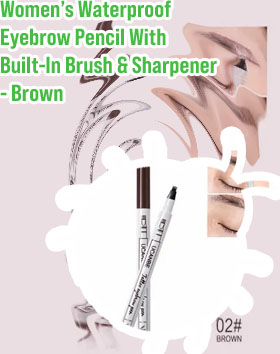 Waterproof brow pencil