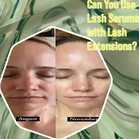 Can lash serum be used with lash extensions